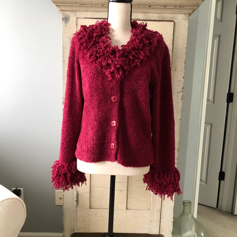 Vintage J Marco Sweater Jacket Rare